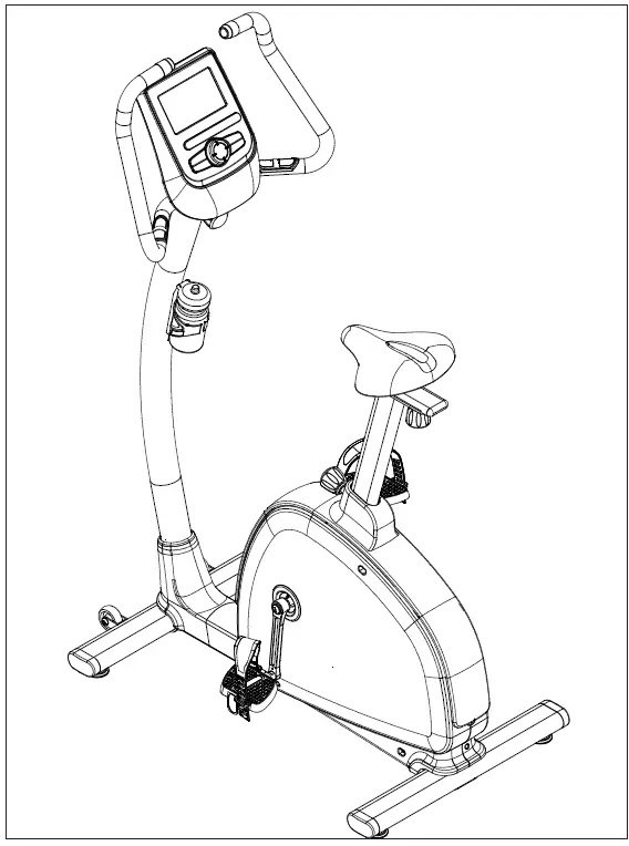 TUNTURI-E60-Upright-Bike-FIG-1