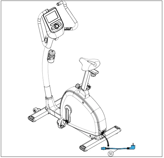 TUNTURI-E60-Upright-Bike-FIG-12