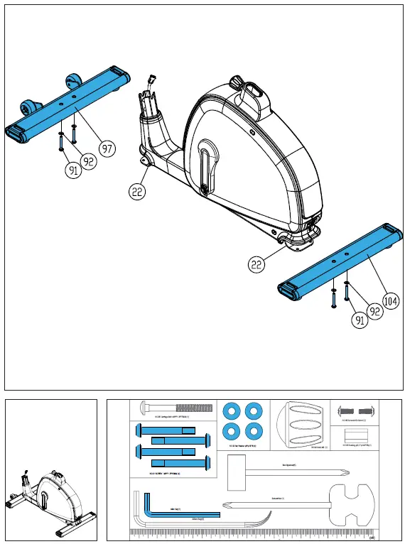 TUNTURI-E60-Upright-Bike-FIG-6