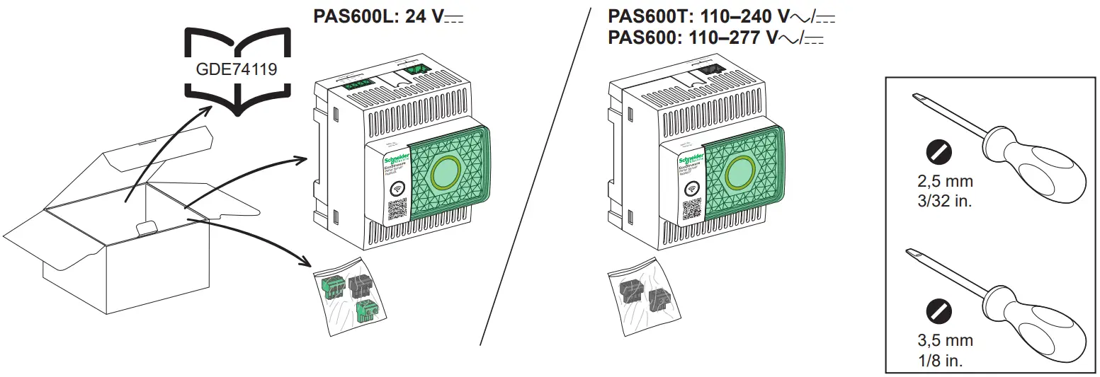 Schneider Electric PAS600L EcoStruxure Panel Server Universal - Required
