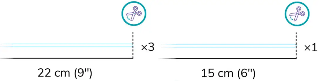 make It real 1204 Rainbow Dream Jewelry - Cut 3 lengths