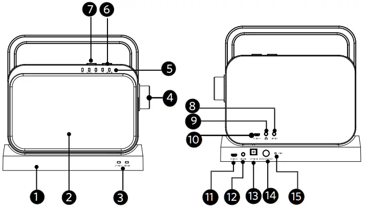 COBY CSTV-130 Wireless Remote TV Speaker-