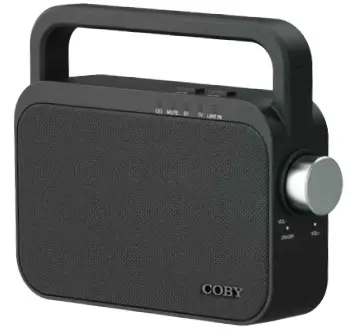 COBY CSTV-130 Wireless Remote TV Speaker-2