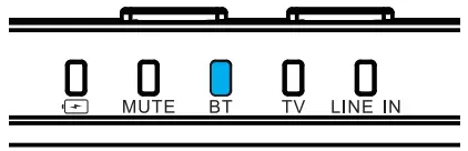 COBY CSTV-130 Wireless Remote TV Speaker-Bluetooth Mode