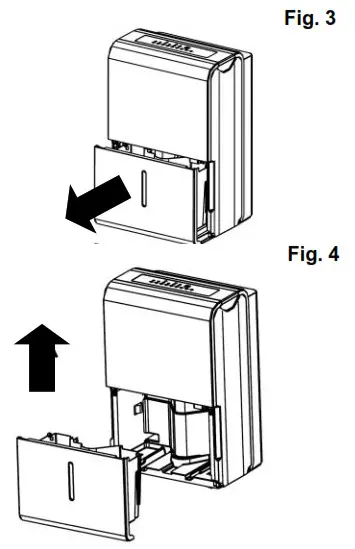 Whynter Elite D-Series Portable Dehumidifier - DRAIN BUCKET METHOD