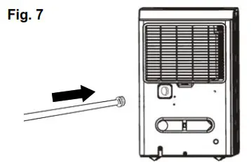 Whynter Elite D-Series Portable Dehumidifier - GRAVITY DRAIN METHOD