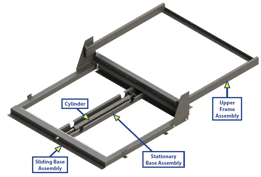 LIPPERT Bed Slide Hydraulic In-Frame Low Profile Slide-Out LOW PRO HYDRAULIC SLIDE ASSEMBLY