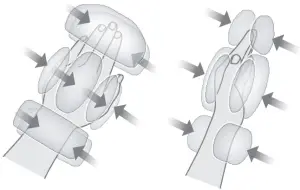 Massage the entire hand