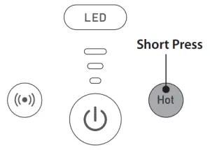 Select the Heating Function