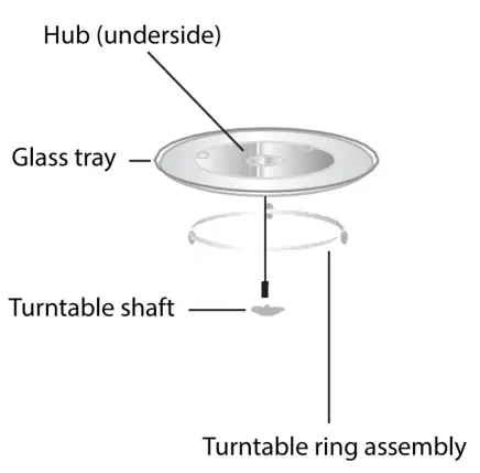omega OMW34X Microwave Oven-Turntable Installation