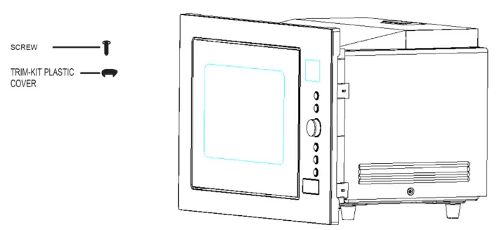 omega OMW34X Microwave Oven-during operation