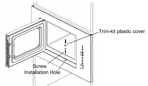 omega OMW34X Microwave Oven-power cord