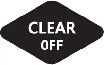 keypad clear/off key