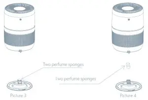 TESLA TESCV013 Smart Air Purifier Mini - Aromatherapy function