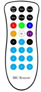 ColorKey CKU-7050 AirPar COB Quad Wireless Battery Powered Chip On Board Wash Ligh - Remote Control