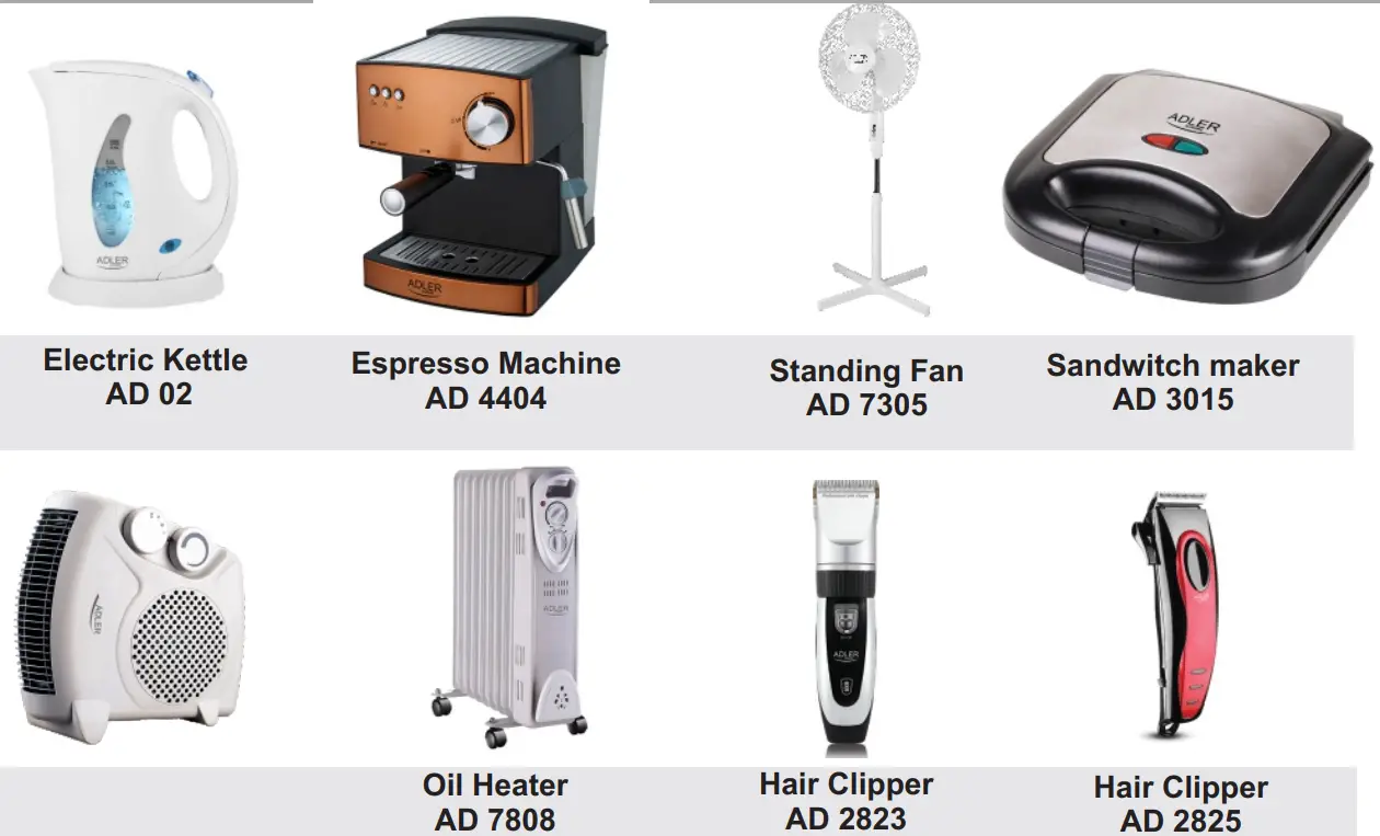 ADLER AD 3170 15kg Kitchen Scale - symbol