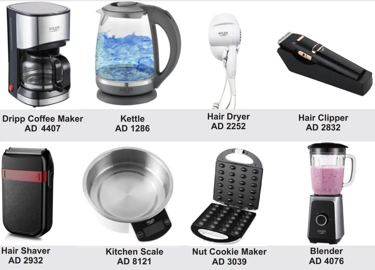 ADLER AD 3170 15kg Kitchen Scale - symbol1