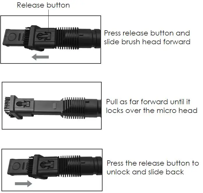 Assemble vacuum motor head