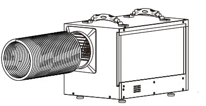 baseaire AirWerx 55 Energy Star Crawlspace Basement- Flex Duct Removal