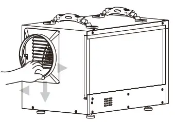 baseaire AirWerx 55 Energy Star Crawlspace Basement- duct Adapter