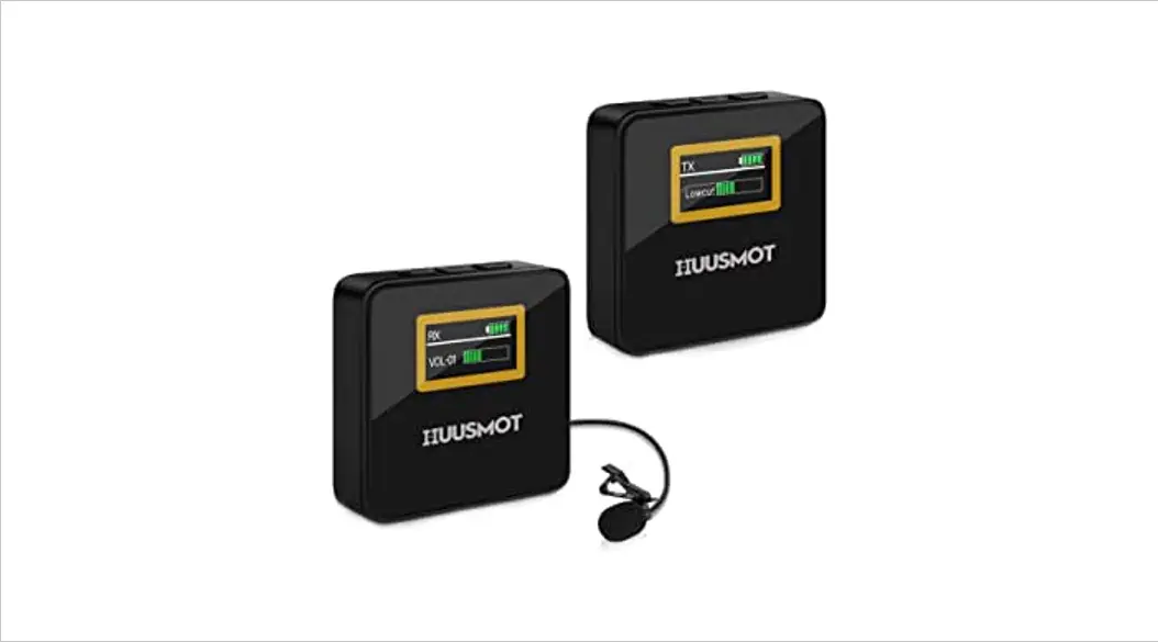 Huusmot Try1615 Wireless Mic System With Dual Lavalier Lapel Microphone User Manual