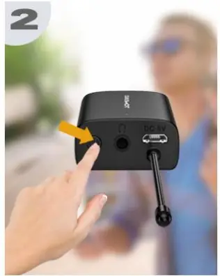 HUUSMOT TRY1615 Wireless Mic System with Dual Lavalier Lapel Microphone - fig 1