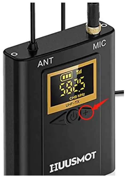 HUUSMOT TRY1615 Wireless Mic System with Dual Lavalier Lapel Microphone - monitoring