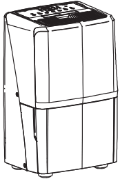 EQK 50 PINTS Dehumidifier - Bucket 1