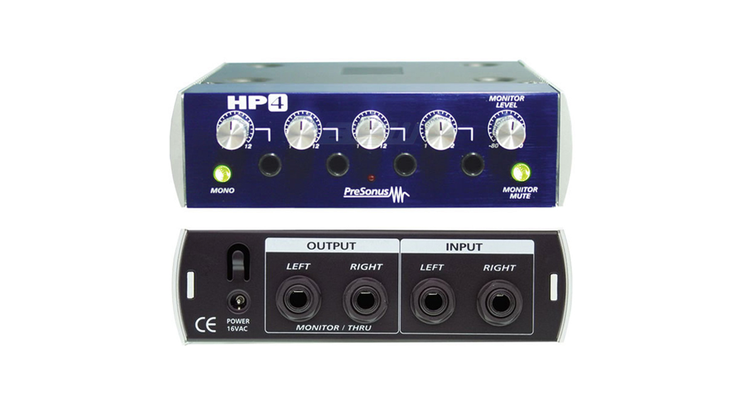 Presonus Hp4 4-channel Headphone Amplifier User Guide Presonus Hp4 4-channel Headphone Amplifier User Guide