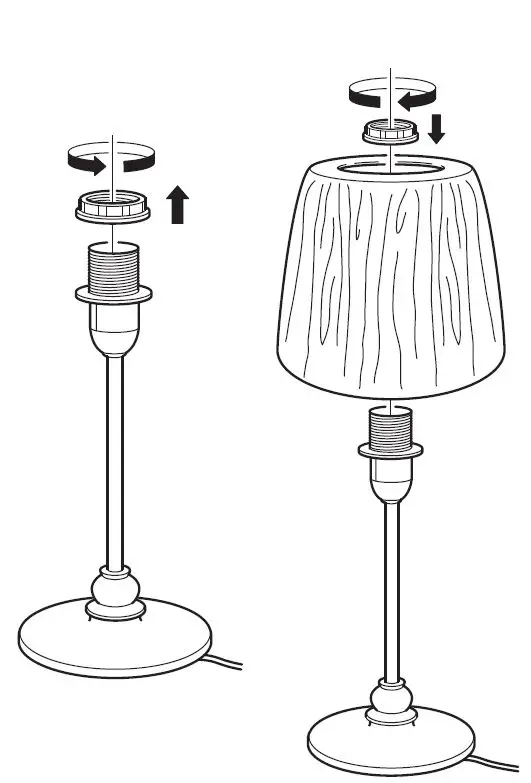 IKEA 003.027.38 ÖSTERLO Table Lamp fig 9