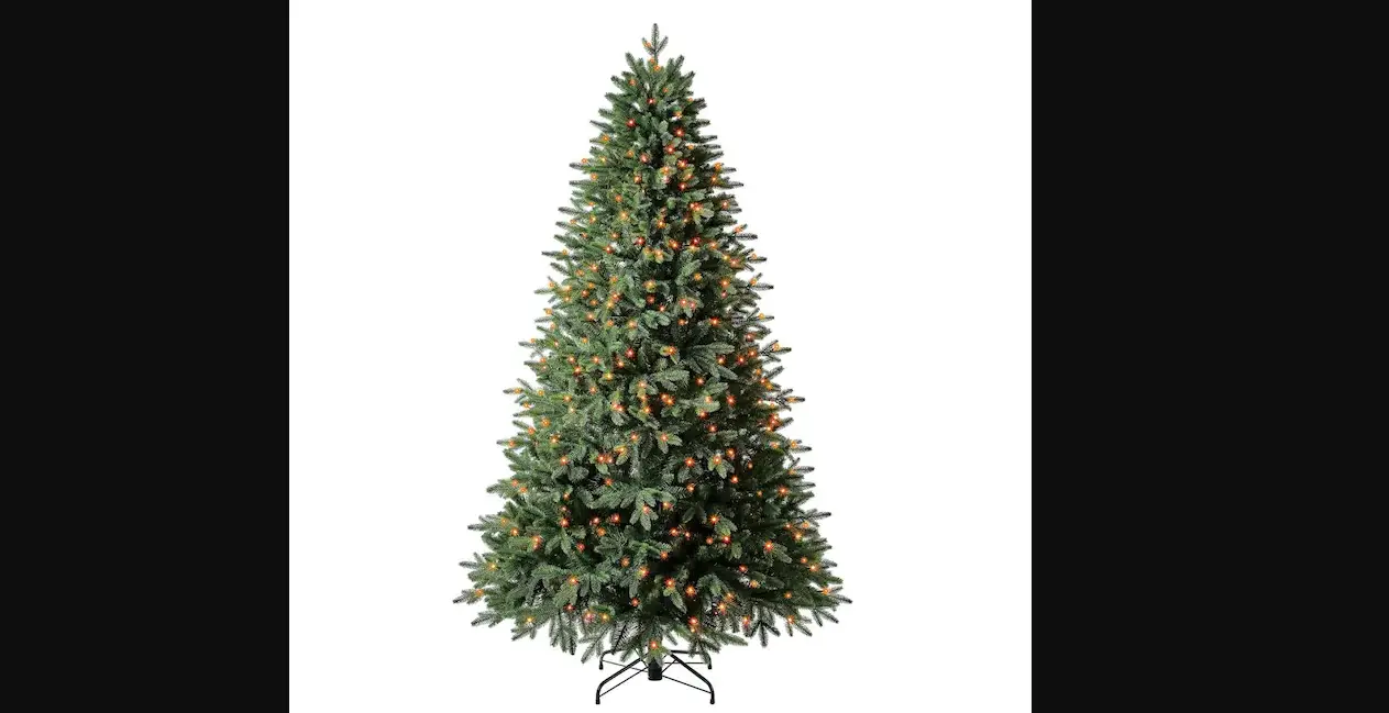 Evergreen Classics Tg76p4c27p00 7.5-ft Holiday Symphony Pre-lit Traditional Artificial Christmas Tree Instructions