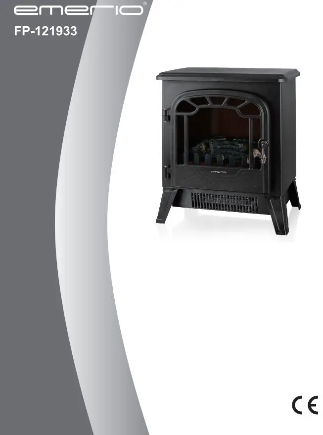 emerio FP-121933 Fire Place Instruction Manual