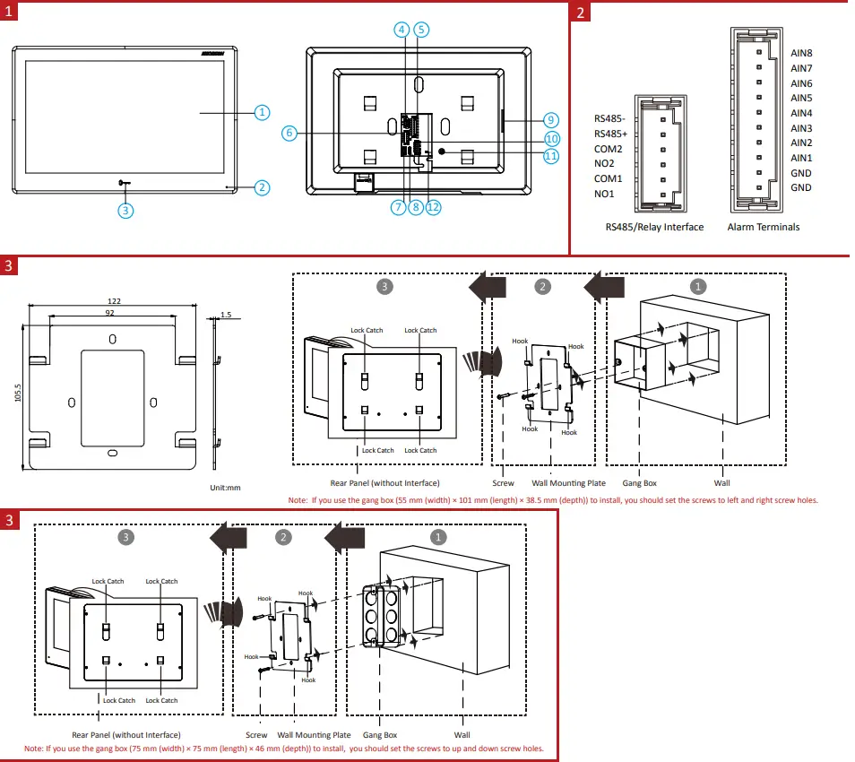 HIKVISION DS KH9510 WTE1 Android Indoor Station
