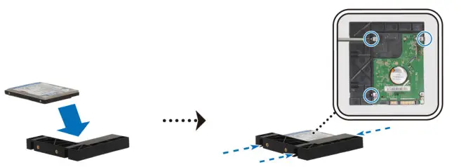 Synology DS118 DiskStation - Install Drives 06