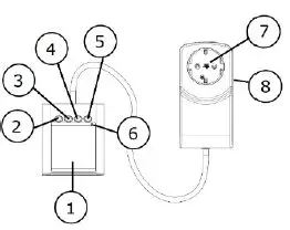 SCHWAIGER Energy Cost Meter with Separate Display 1