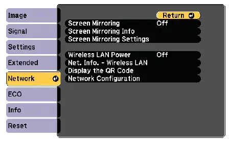 EPSON EX9230 3LCD Projector fig 17