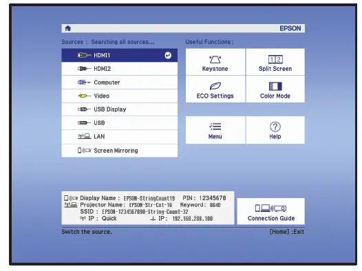 EPSON EX9230 3LCD Projector fig 8