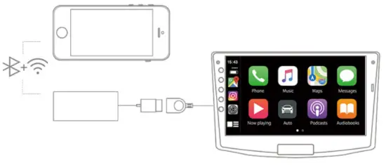Carlinkit CPC200 Car OEM Wired CarPlay to Wireless CarPlay - fig1