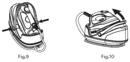 H Koenig v5i Steam Station Iron - HANDLE