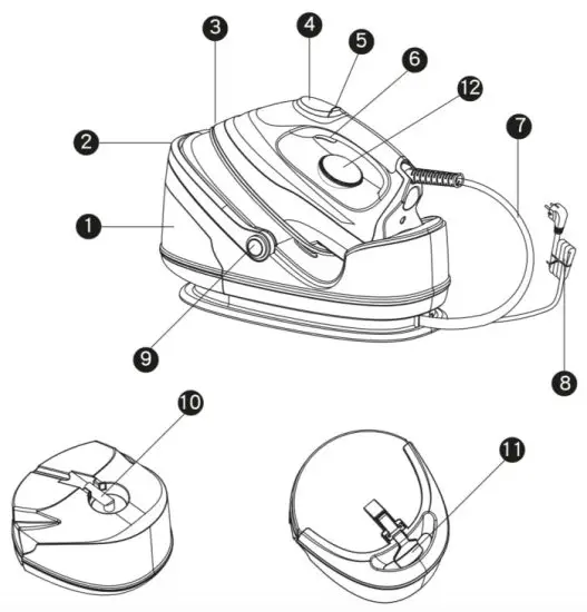 H Koenig v5i Steam Station Iron - fig