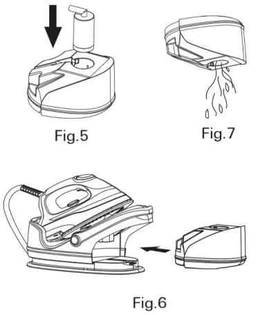 H Koenig v5i Steam Station Iron - fig5