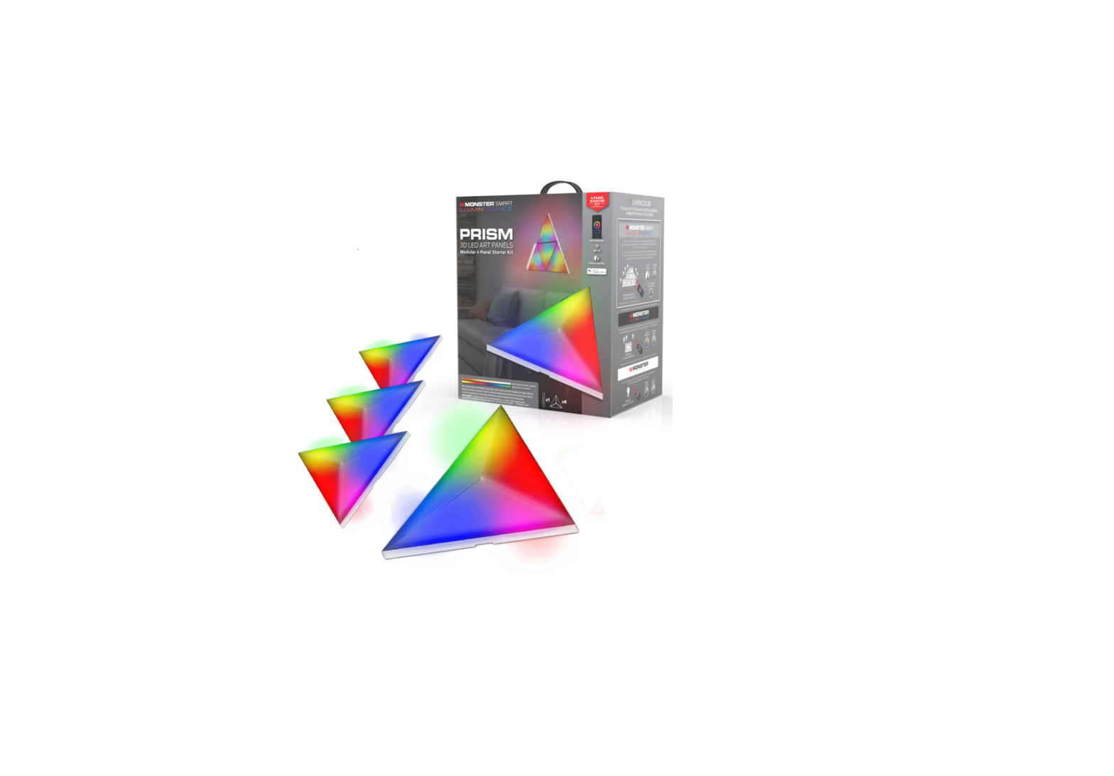 Monster Mlb7-1034-rgb Prism 3d Led Art Panels User Guide Monster Mlb7-1034-rgb Prism 3d Led Art Panels User Guide