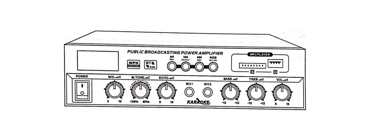 Amplifiers 60w Public Broadcasting Power Amplifier User Manual