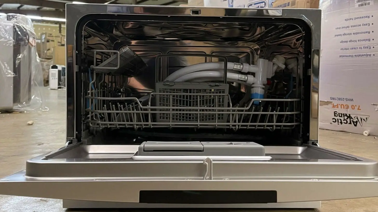 Whynter Countertop Portable Dishwasher 6 Place Setting Led Energystar - White Instruction Manual