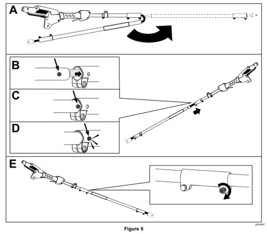 TORO 51870 Flex Force Power System 60V Pole Saw - Figure 5