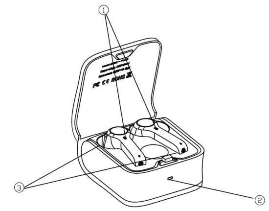 TWS ES05 True Wireless Bluetooth 50 Earbuds - fig 1