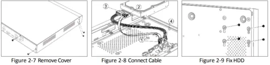 LTS LTD8516M Digital Video Recorder - fasten screws
