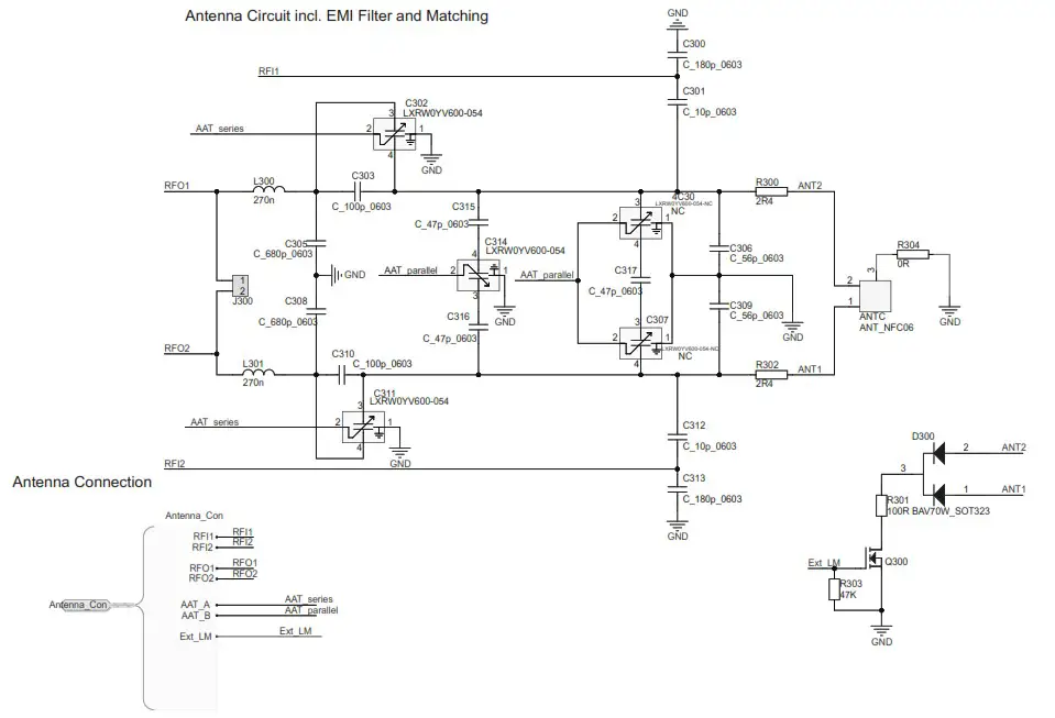 ST UM3007 NFC Card Reader Expansion Board - Schematic diagrams 3