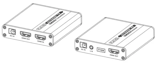 LENKENG LKV223KVM KVM Point to Point HDMI Extender