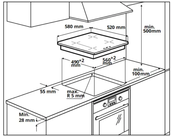 IKEA 504678 21 BEJUBLAD Induction Hob - fig